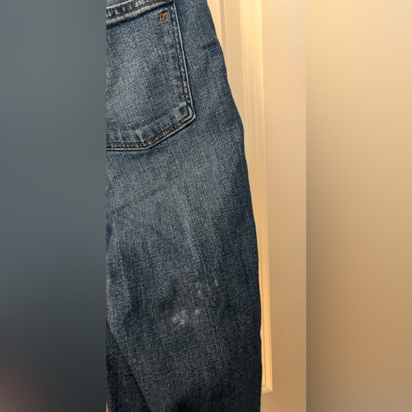 Madewell High Rise Slim Boy Jean in Medium Blue, Size 27 Petite - Picture 4 of 10